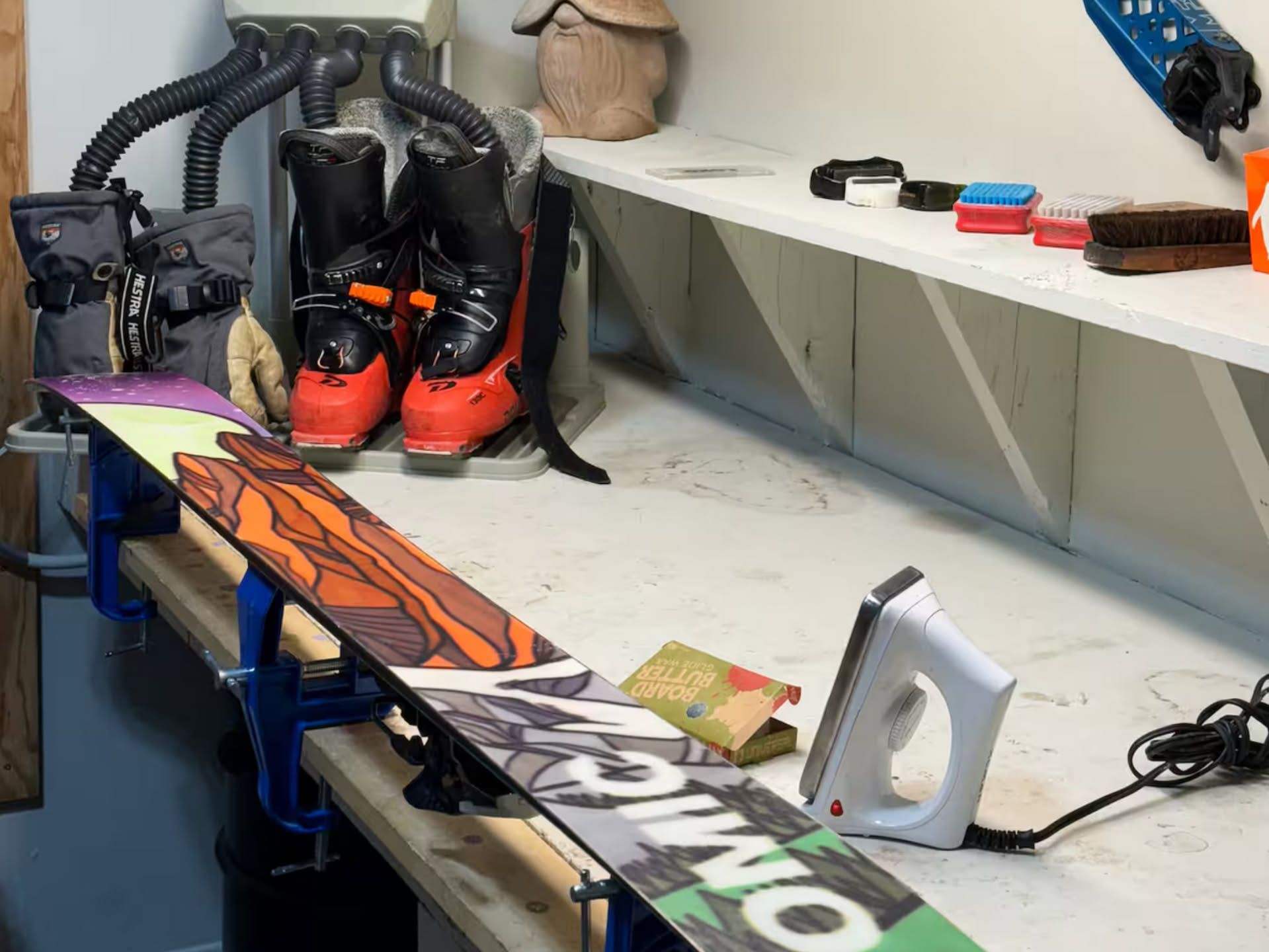 Ski Tuning and Gear Room